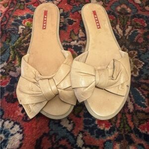 Prada Nude Sandals Size 38.5